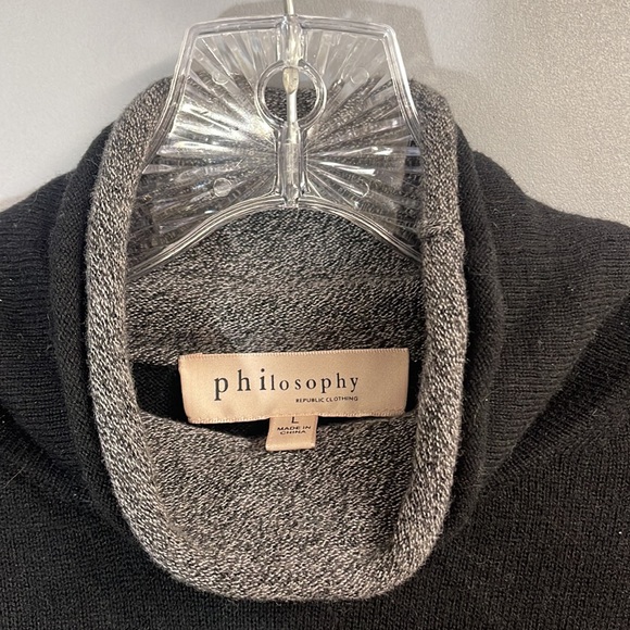 Philosophy black sweater dress size Large - Picture 2 of 5